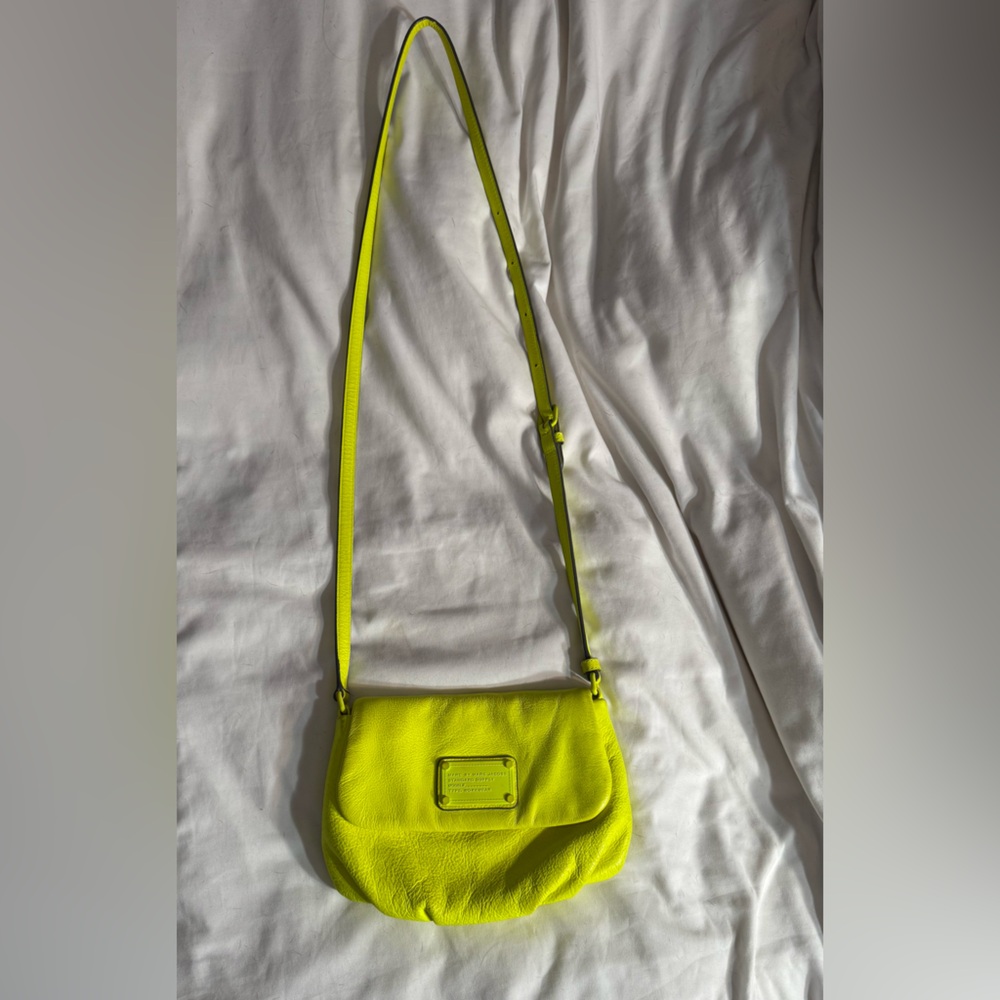 Marc Jacobs Neon Yellow Crossbody Bag